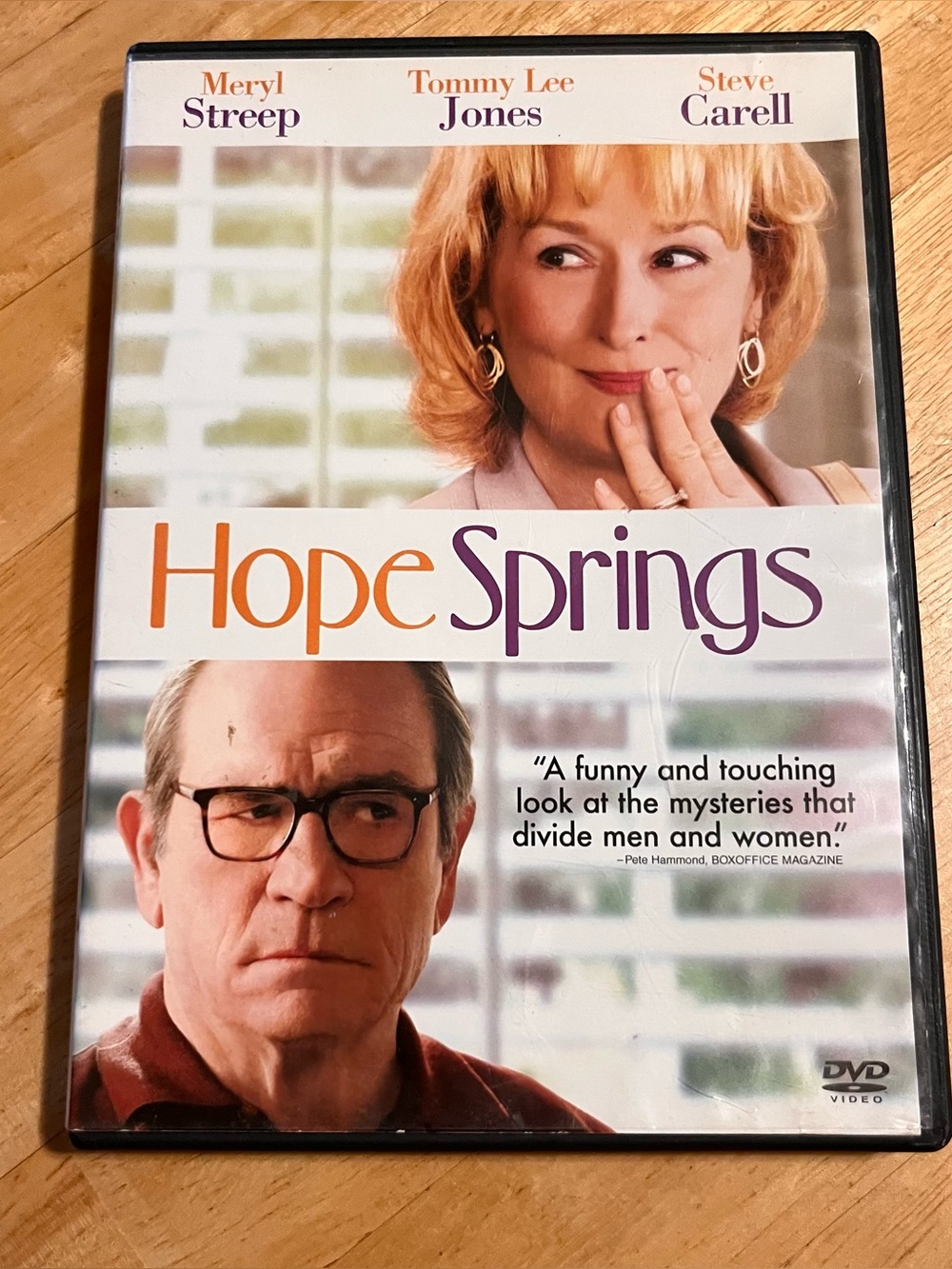 Hope Springs DVD - Meryl Streep, Tommy Lee Jones, Steve Carell